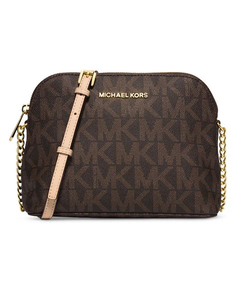 michael kors cindy large logo crossbody|Cindy Large Studded Leather Crossbody .